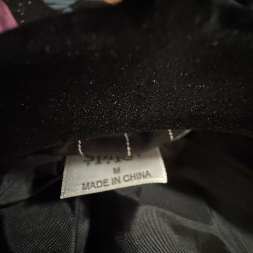 Black Pinstripe Dress with Matching Hat - Halloween - Picture 3 of 3